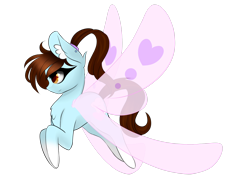 Size: 2888x2077 | Tagged: safe, artist:riariirii2, derpibooru import, oc, oc only, butterfly, hybrid, pony, butterfly pony, butterfly wings, ear fluff, ears, simple background, solo, transparent background, wings