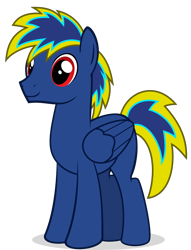 Size: 3000x3920 | Tagged: safe, artist:keronianniroro, derpibooru import, oc, oc only, oc:storm bringer, pegasus, pony, 2021 community collab, derpibooru community collaboration, looking at you, male, simple background, solo, stallion, transparent background, vector