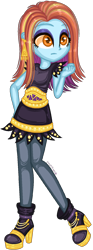 Size: 628x1692 | Tagged: safe, artist:fantarianna, derpibooru import, sassy saddles, equestria girls, equestria girls-ified, female, simple background, solo, transparent background