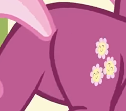 Size: 766x675 | Tagged: safe, derpibooru import, screencap, cheerilee, earth pony, pony, the cart before the ponies, butt, butt only, cropped, female, flowerbutt, pictures of butts, plot, solo