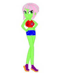 Size: 1279x1524 | Tagged: safe, artist:mario101, derpibooru import, oc, oc:doughnut darla, equestria girls, donut, food, solo