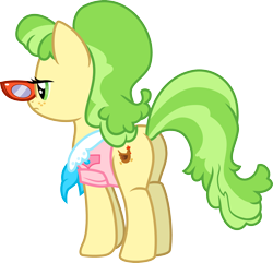 Size: 3108x3000 | Tagged: safe, artist:jeatz-axl, derpibooru import, chickadee, ms. peachbottom, earth pony, pony, butt, clothes, female, glasses, mare, plot, simple background, solo, transparent background, unamused, vector