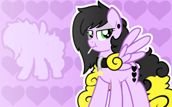 Size: 1600x1000 | Tagged: safe, artist:amgiwolf, derpibooru import, oc, oc only, pegasus, pony, bedroom eyes, candy, collar, duo, ear piercing, food, lollipop, palindrome get, pegasus oc, piercing, silhouette, simple background, transparent background, wings