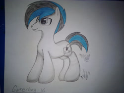 Size: 2560x1920 | Tagged: safe, artist:juliet-gwolf18, derpibooru import, oc, oc only, earth pony, pony, earth pony oc, male, signature, solo, stallion, traditional art