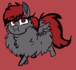 Size: 422x390 | Tagged: safe, artist:katiex-factor, derpibooru import, oc, oc:dicemare, pegasus, pony, adorable face, chest fluff, colored sketch, cute, digital art, fluffy, funny face, silly, silly face, sketch, wings