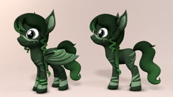 Size: 1920x1080 | Tagged: safe, artist:whiteskypony, derpibooru import, oc, oc:ivy, bat pony, pony, 3d, female, mare, solo