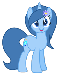 Size: 1447x1835 | Tagged: safe, artist:guruyunus17, derpibooru import, oc, oc only, oc:ice aurora, pony, unicorn, 2021 community collab, base used, blue body, derpibooru community collaboration, female, flower, mare, open mouth, simple background, solo, transparent background