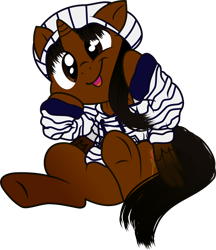 Size: 7006x8096 | Tagged: safe, artist:lincolnbrewsterfan, derpibooru exclusive, derpibooru import, oc, oc only, oc:nocturnal vision, alicorn, pony, absurd resolution, alicorn oc, clothes, cute, cute smile, cuternal vision, drawstrings, face hug, female, folded wings, happy, hoodie, horn, inkscape, nc-tv, nc-tv:creator ponified, nocturnal vision's striped hoodie, ocbetes, ponified, realistic mane, simple background, small mouth, smiling, solo, striped hoodie, transparent background, vector, wing sleeves, wings