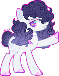 Size: 1856x2410 | Tagged: safe, artist:kurosawakuro, derpibooru import, oc, earth pony, pony, female, magical lesbian spawn, mare, offspring, parent:octavia melody, parent:rarity, parents:raritavia, simple background, solo, transparent background