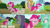 Size: 2000x1125 | Tagged: safe, derpibooru import, edit, edited screencap, editor:quoterific, screencap, bon bon, lyra heartstrings, maud pie, pinkie pie, sweetie drops, earth pony, pony, rock solid friendship, ears, floppy ears