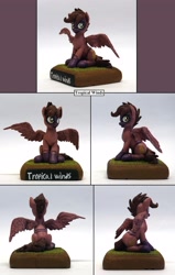 Size: 2632x4128 | Tagged: safe, artist:ubrosis, derpibooru import, oc, oc:tropical winds, pegasus, pony, craft, female, mare, photo, sculpture, sitting, solo