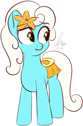 Size: 1714x2602 | Tagged: safe, artist:potato22, derpibooru import, serena, earth pony, pony, female, flower, flower in hair, mare, saddle, simple background, solo, standing, tack, transparent background