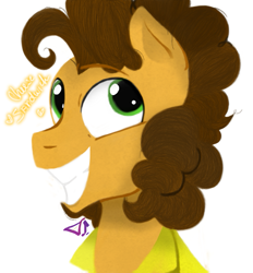 Size: 801x864 | Tagged: safe, artist:dsstoner, cheese sandwich, earth pony, pony, male, smiling, solo, stallion