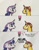 Size: 2604x3349 | Tagged: safe, artist:magicnova, derpibooru exclusive, derpibooru import, princess cadance, princess flurry heart, oc, oc:starfire blaze, alicorn, pony, unicorn, angry, blaze (coat marking), blushing, canon x oc, coat markings, comic, disembodied hoof, ears, eye scar, female, floppy ears, flurry heart is not amused, flurryblaze, looking at each other, male, mare, mistletoe, mother and child, mother and daughter, mothers gonna mother, now kiss, offscreen character, older, older flurry heart, parent and child, parent:starlight glimmer, parent:sunburst, princess of love, princess of shipping, scar, shipper on deck, shipping, shrunken pupils, simple background, stallion, sudden realization, sweat, text, traditional art, unamused, yelling