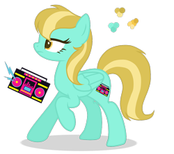 Size: 1200x1065 | Tagged: safe, artist:magicuniclaws, derpibooru import, oc, pegasus, pony, female, magical lesbian spawn, mare, offspring, parent:lightning dust, parent:lyra heartstrings, simple background, solo, transparent background