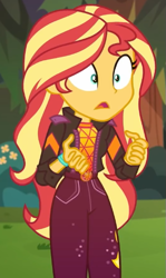 Size: 365x614 | Tagged: safe, derpibooru import, screencap, sunset shimmer, equestria girls, equestria girls series, sunset's backstage pass!, spoiler:eqg series (season 2), cropped, solo
