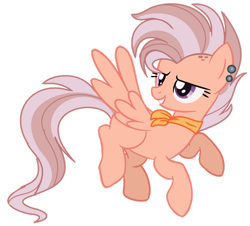 Size: 1280x1156 | Tagged: safe, artist:venomous-cookietwt, derpibooru import, oc, pegasus, pony, female, magical lesbian spawn, mare, offspring, parent:diamond tiara, parent:scootaloo, parents:scootiara, simple background, solo, transparent background, vector