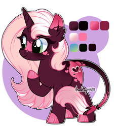 Size: 1890x2100 | Tagged: safe, artist:thanhvy15599, derpibooru import, oc, oc only, pony, unicorn, adoptable, female, leonine tail, long tail, mare, unicrn