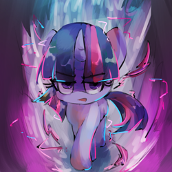 Size: 1555x1546 | Tagged: safe, artist:lexiedraw, derpibooru import, twilight sparkle, pony, unicorn, angry, looking at you, solo