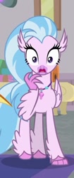 Size: 221x527 | Tagged: safe, derpibooru import, screencap, silverstream, the hearth's warming club, solo