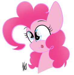 Size: 827x840 | Tagged: safe, artist:sugarcloud12, derpibooru import, pinkie pie, earth pony, pony, bust, cute, derp, diapinkes, female, mare, portrait, silly face, simple background, smiling, solo, tongue out, transparent background
