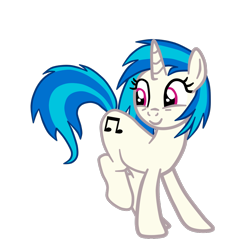 Size: 1020x1069 | Tagged: safe, artist:gmaplay, derpibooru import, dj pon-3, vinyl scratch, pony, unicorn, butt bump, cute, simple background, solo, transparent background, vinylbetes