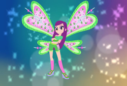 Size: 1208x815 | Tagged: safe, artist:selenaede, artist:user15432, derpibooru import, human, equestria girls, barely eqg related, base used, believix, clothes, crossed arms, crossover, equestria girls style, equestria girls-ified, fairy, fairy wings, fingerless gloves, gloves, high heels, rainbow s.r.l, roxy (winx club), shoes, socks, wings, winx club