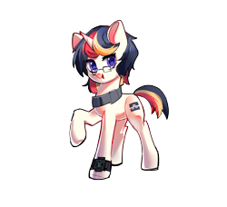 Size: 3604x3292 | Tagged: safe, artist:plasmafall, derpibooru import, oc, oc only, oc:creeperabel, pony, unicorn, 2021 community collab, derpibooru community collaboration, simple background, solo, transparent background