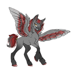 Size: 810x832 | Tagged: safe, derpibooru import, oc, oc:dusty, bat pony, pegasus, 2021 community collab, derpibooru community collaboration, fangs, femboy, male, simple background, transparent background