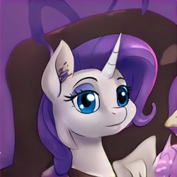 Size: 1024x1024 | Tagged: safe, artist:thisponydoesnotexist, derpibooru import, pony, horn, neural network, not rarity