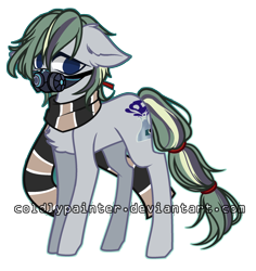 Size: 2224x2360 | Tagged: safe, artist:riariirii2, derpibooru import, oc, oc only, earth pony, pony, base used, chest fluff, clothes, earth pony oc, gas mask, mask, scarf, simple background, solo, transparent background, watermark