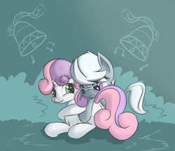 Size: 2441x2106 | Tagged: safe, artist:handsockz, derpibooru import, twibooru import, silver spoon, sweetie belle, deleted from derpibooru, female, glasses, lesbian, shipping, silverbelle