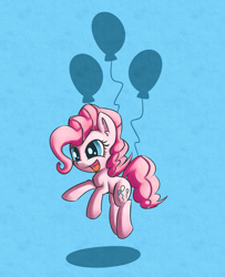 Size: 1993x2452 | Tagged: safe, artist:handsockz, derpibooru import, twibooru import, pinkie pie, earth pony, pony, balloon, deleted from derpibooru, solo