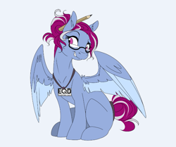 Size: 705x589 | Tagged: safe, artist:dvixie, derpibooru import, twibooru import, oc, oc only, deleted from derpibooru, equestria daily, glasses, solo