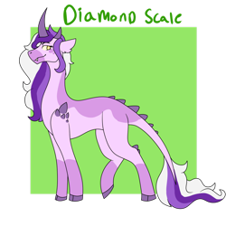 Size: 1280x1280 | Tagged: safe, artist:positively-insane, derpibooru import, oc, oc only, oc:diamond scale, dracony, hybrid, female, interspecies offspring, offspring, parent:rarity, parent:spike, parents:sparity, solo