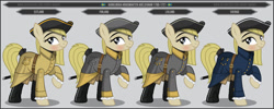 Size: 1280x512 | Tagged: safe, artist:brony-works, derpibooru import, earth pony, pony, clothes, female, mare, solo, sweden, uniform