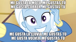 Size: 1820x1020 | Tagged: safe, derpibooru import, trixie, better together, do it for the ponygram!, equestria girls, manu chao, song reference, spanish, text, translation request