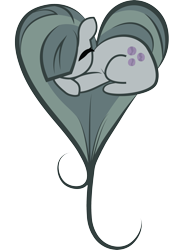 Size: 2263x3344 | Tagged: safe, artist:grebell, derpibooru import, marble pie, earth pony, pony, cute, female, heart, heart pony, marblebetes, mare, simple background, sleeping, solo, transparent background