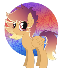 Size: 1772x1951 | Tagged: safe, artist:dyonys, derpibooru import, oc, oc:sunrise skies, pegasus, ear piercing, female, mare, piercing, simple background, transparent background