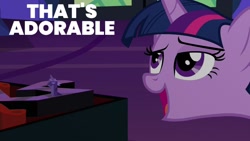 Size: 1000x563 | Tagged: safe, derpibooru import, edit, edited screencap, editor:quoterific, screencap, twilight sparkle, twilight sparkle (alicorn), alicorn, pony, uncommon bond, open mouth, solo