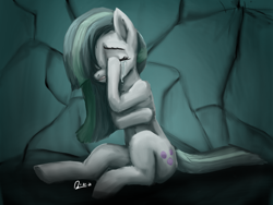 Size: 1600x1200 | Tagged: safe, artist:raphaeldavid, derpibooru import, marble pie, earth pony, pony, crying, female, mare, solo