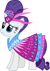 Size: 3000x4233 | Tagged: safe, artist:cloudyglow, derpibooru import, rarity, pony, unicorn, green isn't your color, clothes, dress, female, simple background, solo, transparent background, vector