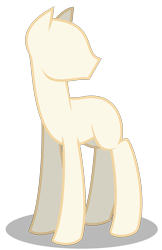 Size: 1035x1600 | Tagged: safe, artist:amgiwolf, derpibooru import, pony, looking back, mannequin, simple background, solo, transparent background