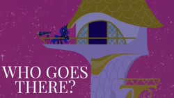 Size: 1920x1080 | Tagged: safe, derpibooru import, edit, edited screencap, editor:quoterific, screencap, princess luna, alicorn, pony, a canterlot wedding, angry, female, solo, telescope