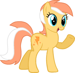 Size: 554x533 | Tagged: safe, artist:firepony-bases, artist:pegasski, derpibooru import, oc, oc only, oc:meteor spark, earth pony, pony, base used, earth pony oc, eyelashes, female, mare, open mouth, raised hoof, simple background, smiling, solo, transparent background, underhoof, waving