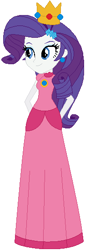 Size: 187x549 | Tagged: safe, artist:selenaede, artist:user15432, derpibooru import, rarity, human, equestria girls, barely eqg related, base used, clothes, cosplay, costume, crossover, crown, dress, ear piercing, earring, gloves, gown, hands behind back, jewelry, long gloves, nintendo, piercing, pink dress, princess peach, raripeach, regalia, super mario bros.