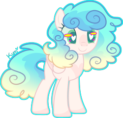 Size: 2771x2667 | Tagged: safe, artist:kurosawakuro, derpibooru import, oc, pegasus, pony, female, mare, offspring, parent:pound cake, parent:princess flurry heart, parents:poundflurry, simple background, solo, transparent background