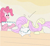 Size: 704x652 | Tagged: safe, derpibooru import, fluttershy, pinkie pie, earth pony, pegasus, pony, color, food