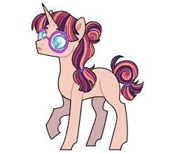 Size: 2400x2100 | Tagged: safe, artist:dreamscapevalley, derpibooru import, oc, oc only, oc:elixir brew, pony, unicorn, glasses, horn, simple background, solo, transparent background, unicorn oc