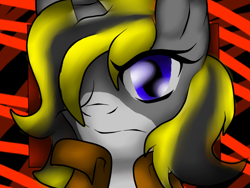 Size: 800x600 | Tagged: safe, artist:juliet-gwolf18, derpibooru import, oc, oc only, oc:juliet, alicorn, pony, abstract background, alicorn oc, bust, eyelashes, female, frown, horn, mare, solo